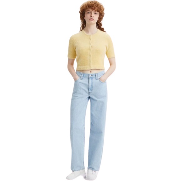 Levi's® Premium Baggy Dad Jean Light Indigo Stonewash - Blue - Picture 4 of 12